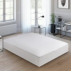 Canapé 135X190 ROYAL SLEEP Canapé Abatible (135x190) Montaje y Retirada de Usado, Gran Capacidad, Tapa 3D Transpirable, Color Blanco