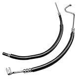 KPALAG Power Steering Pressure & Return Hose Line Assembly, Power Steering Hose Pressure Line Compatible with Cadillac Escalade GMC Yukon Chevrolet Tahoe Silverado 1500 Replace#: 15812564 15812565