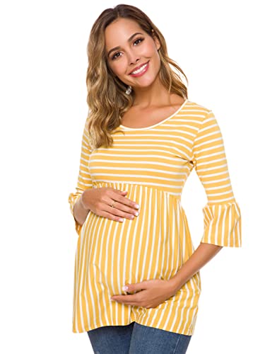 Love2Mi Mujeres Embarazadas Tops 3/4...