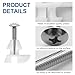 Toilet Seat Screws & Bolts for Kohler 1133024 Hardware Pack, Compatible with Kohler Toilet Seats Parts Secure Fit Toilet Seat Hardware Kit, Non-Slip Rust-Resistant - 2 Pack