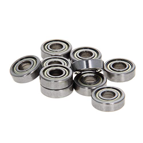 Othmro 深溝玉軸受 5mm内径 13mm外径 4mm厚さ 製品モデル695ZZ 10個入り 炭素鋼 ボールベアリング リールベアリング 軸受け 両シールド付 ベアリング交換 ベアリング モデルカーの部品 DIY器具
