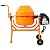 Electric Cement Mixer, 3 Cu. Ft Electric Concrete Mixer Machine, 110v AC Motor Portable Power Cement Mixers for Mortar, Stucco and Fodder (3 Cu. Ft)