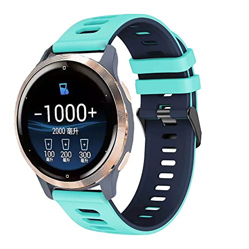 Correa de liberación rápida para Garmin Forerunner 245 con silicona impermeable 3