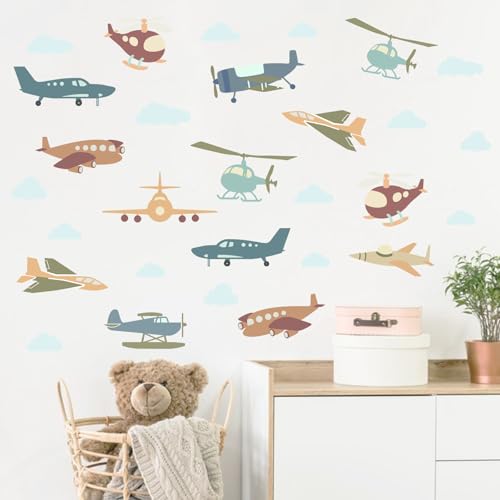 Vinilos Decorativos Boho Airplane 2 Piezas 35x12 in miniatura 6
