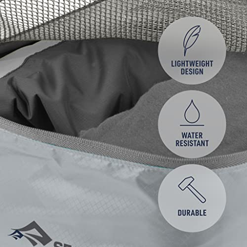 Sea to Summit Travelling Light Garment Mesh Bag Packing Organizer, Large, Atoll Blue3