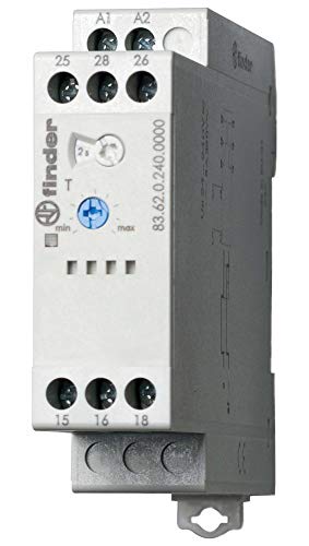 Relais temporisé multi-tension Finder 836202400000PAS, la fiabilité industrielle 2RT 8 A