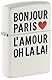 Zippo Sturmfeuerzeug - Bonjour, White Matte, Color Image - Nachfüllbar - Wiederverwendbar - Windfestes Design - Geschenkbox - Made in USA