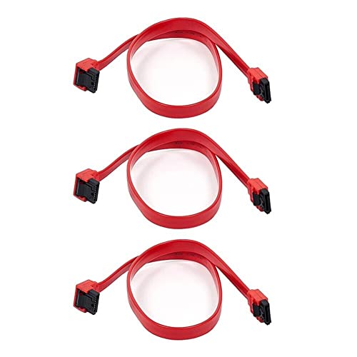 3X 18 SATA 3.0 6Gbps Cable de Datos HDD SSD Ángulo