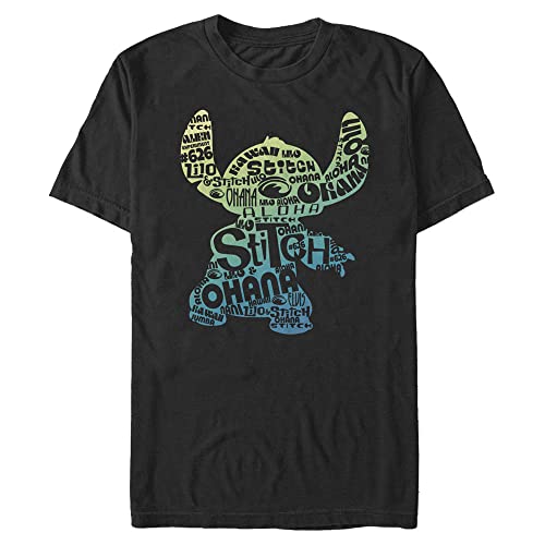 T-Shirt Disney Noir XL Évite les Hauts Trop Courts pour Homme Grand