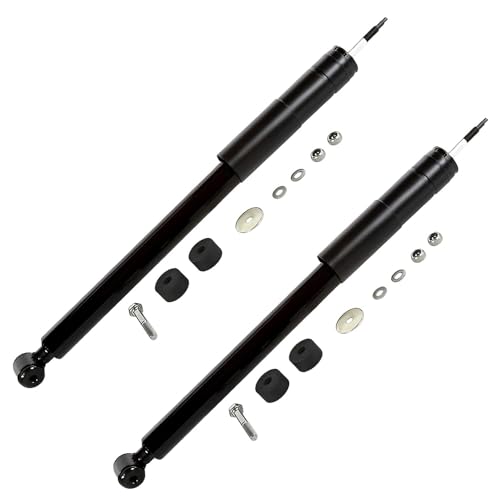 Image of Detroit Axle - 4pc Rear Shocks Sway Bars Kit for Mercedes-Benz C230 C240 C320 CLK350 CLK320 C280 CLK500 C350 CLK550, 2 Shock Absorbers 2 Sway Bars Replacement Suspension