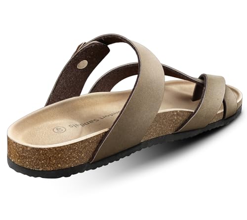 KEMISANT Women's Slide Sandals-Flip-Flops-Casual Slip-ons with Unslip Rubber Outsole and Suede Upper2