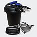 Produktbild Druckfilter Set aus 10000l Filter, UVC Teichklärer mit 11W, 70W Pumpe und 25m Schlauch
