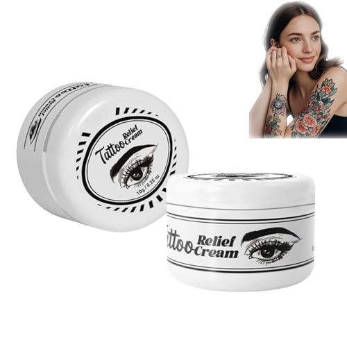 Tattoo Aftercare Balm,Natural Organic Old & New Tattoo Moisturizer,Brightener for Color Enhance,Tattoo Color Enhance Cream for Daily Maintenance,Promotes Ink Protects