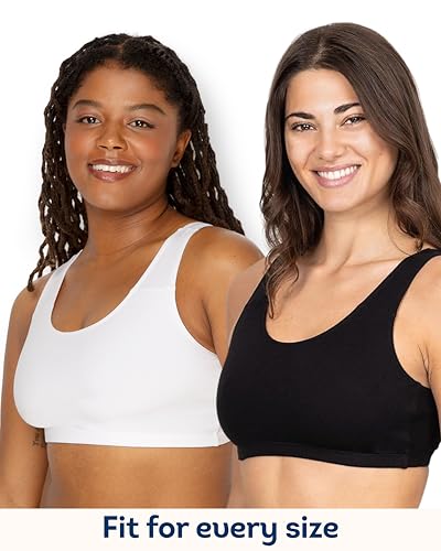 Image of Fruit of the Loom Women's Built Up Tank Style Sports Bra Value Pack