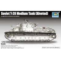 Amazon | トランペッター 1/72 ソビエト軍 T-28多砲塔戦車 (リベット