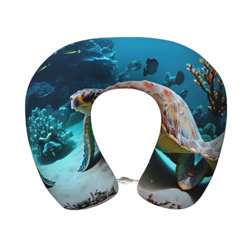 Almohada de viaje espuma viscoelástica tamaño único miniatura 1