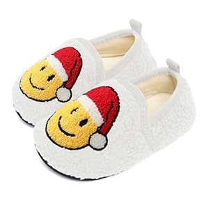 Kids Slippers Toddler Smile Face Ho...