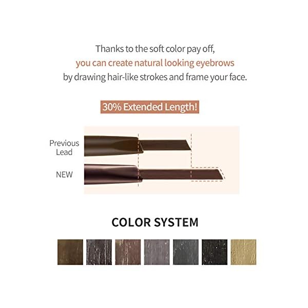 ETUDE-HOUSE-Drawing-Eye-Brow-3-Brown-Long-Lasting-Eyebrow-Pencil-for-Soft-Textured-Natural-Daily-Look-Eyebrow-Makeup ETUDE Drawing Eye Brow #3 Brown | Long Lasting Eyebrow Pencil for Soft Textured Natural Daily Look Eyebrow Makeup