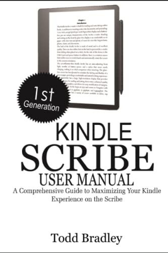 Kindle Scribe User Manual: A Comprehensive Guide to Maximizing Your Kindle Experience on the Scribe image 2