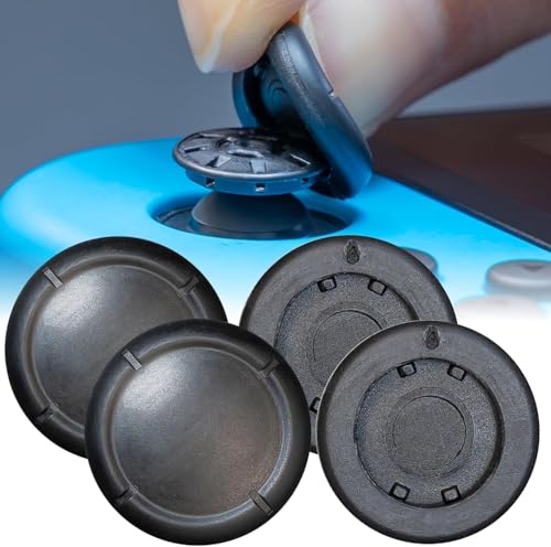 BJBT Switch2 対応ジョイスティックキャップ 6個キット Nintendo Switch 2 ボタンキャップ コントローラープロテクター Joy-Con 2用アクセサリー 取り付け簡単 全面保護 滑り防止 快適なグリップ (ブラック)