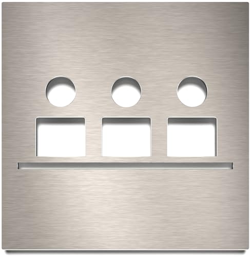 Panneau de signalisation acier inoxydable autocollant pour résoudre les défauts d'orientation M.03.E