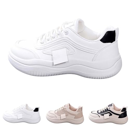 Chaussures de course pour femme - Avec semelle intérieure douce - Extra larges - Chaussures de sport - Pour l'extérieur, la gym, le fitness, la course à pied - Semelle épaisse - Chaussures de marche
