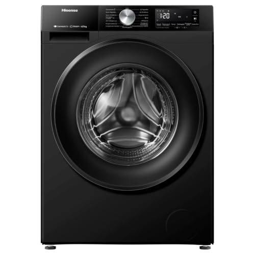 Lava e Seca Hisense 3S 14/9 kg Inverter Wi-Fi e Função Steam Black Noir 127V - WD3S1443BB1