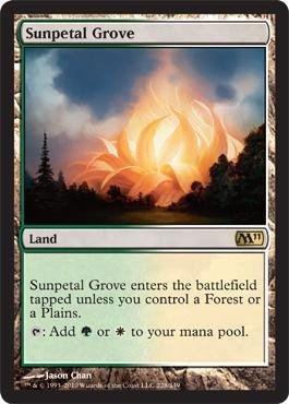 Magic: The Gathering - Sunpetal Grove (Boschetto Di Petali Solari) - Rara Da Magic 2011 (M11)