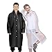 Produktbild SANBLOGAN 2 Stück Regenponcho,Transparent Regenponcho,Wiederverwendbar Regencape Eva Regenmantel mit Kapuze Wasserdicht Atmungsaktiv Regenbekleidung Tragbarer Unisex Regenjacke für Wandern Camping
