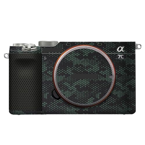 Autocollant Sony A7C de protection anti-rayures premium vert mamba