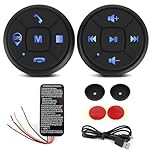 Universal Steering Wheel Control Wireless Remote for GPS Music Volume Video Broadcast Compatibility with Universal Vehicle Systems