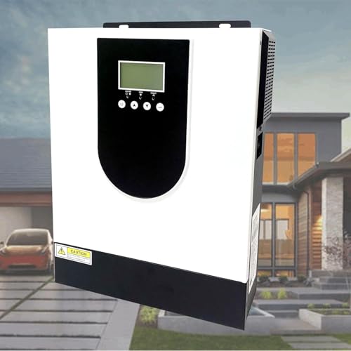 3000W Solar Power Inverter - DC to AC Hybrid Off-Grid Inverter with MPPT Solar Charger Controller for Efficient Solar Energy Conversion