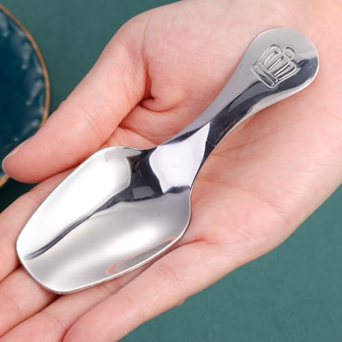 Stainless Steel Short Handle Tea Soup Dessert Snack Serving Cutlery Set Kitchen Cooking Gadgets