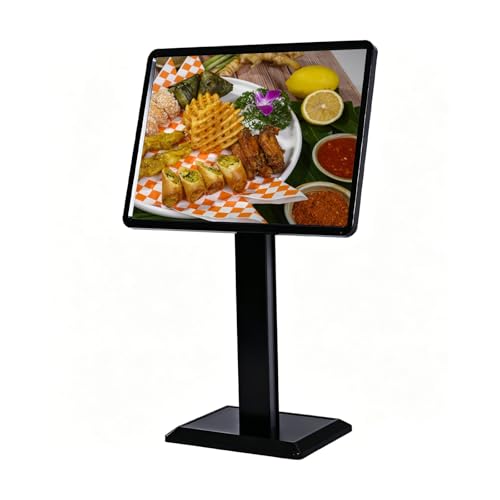 PRECISTECH Modern Display Sign Holder with Weighted Base, Adjustable Poster Presentation Stand for Retail Store Branding, Hotel Directional Signage and Wedding Events(Black,50x70)