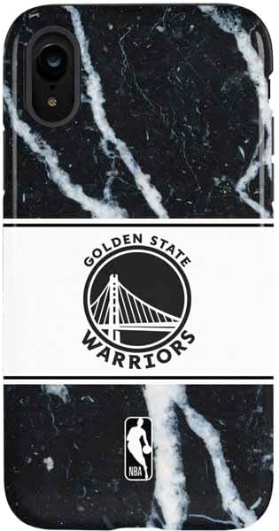 Skinit Pro Phone Case Compatible with iPhone XR - Officially Licensed NBA Golden State Warriors Canvas Design