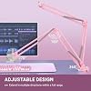 FIFINE Boom Arm Mic Stand, Microphone Arm with Desk Mount for Podcast Streaming Gaming Home Studio, Metal Suspension Scissor Boom Mic Stand-CS1 Pink