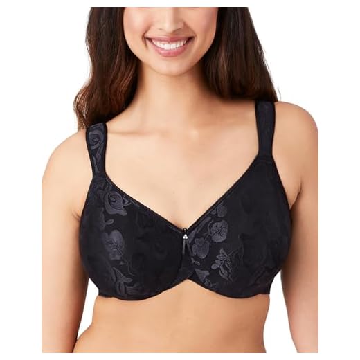 Wacoal Damen Awareness Full Figure Bügel-BH, schwarz, 85E