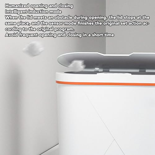 Tynaza Papelera automática con sensor 15 litros blanca miniatura 6