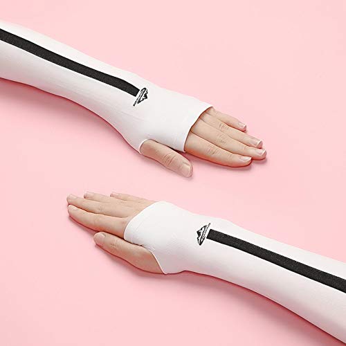 Mangas outdoor, Andoer Mangas de braço ao ar livre com luva de proteção solar UV Mangas de resfriame