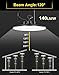 ORRGENA UFO LED High Bay Light, 150W/100W/80W Adjustable, 3000K/4000K/5000K Adjustable, UL & DLC Listed 21000LM 0-10V Dimmable IP65 Waterproof High Bay Lights AC100-277V for Warehouse Factory
