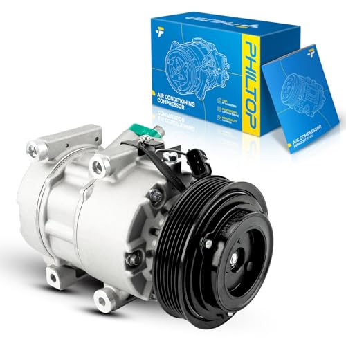 Image of PHILTOP 178305 NEW Air Conditioner AC Compressor with Clutch for Kia Sportage 2011 2012 2013 2014 2015 2016, Tucson 2010 2011 2012 2013,Tucson 2014 2015 2.4L, 1177305 Air Conditioning Compressor