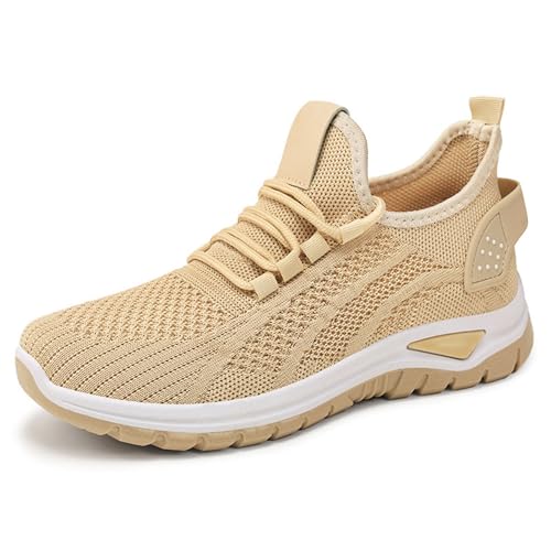 Generisch Zapatillas de deporte sin cordones para mujer, antideslizantes, suaves, ligeras, transpirables, para caminar, gimnasio, deporte, zapatillas de tenis, informales, cómodas, zapatillas de