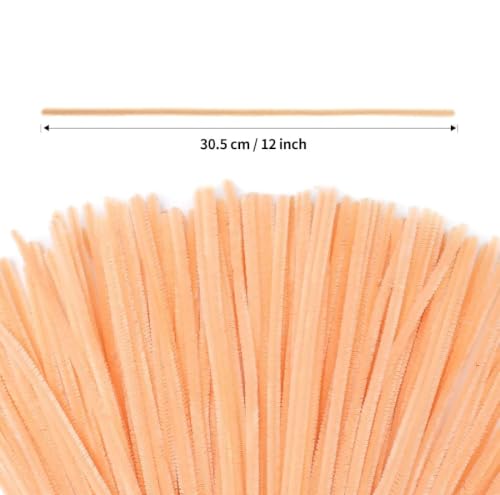 Image of Pipe Cleaner 100pcs for Hobby Craft, Scrapbooking, DIY (Pastel Brown) | Flower Making, Kids Craft Supplies, School Projects, Home & Party Decor