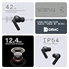CMF Buds Wireless Bluetooth Earbuds, 42dB Noise Cancelling Earbuds, Dirac HD Audio, 35.5H Playtime, BT5.3, IP54 Waterproof, 4HD Mics Wireless Headphones for iPhone & Android (Dark Grey)
