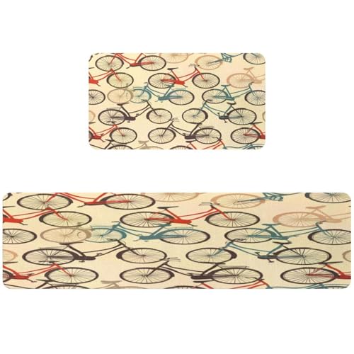 Alfombrillas de cocina sin costuras VAPOKF absorbe agua alfombra lavable para suelo limpio 2