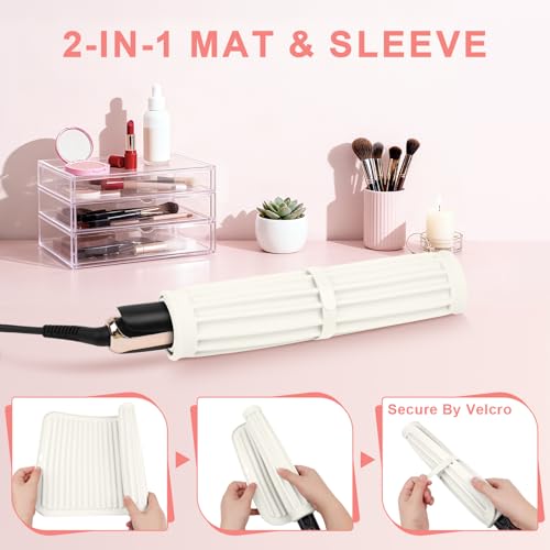 Tapete de silicona resistente al calor oversize para herramientas de cabello miniatura 6