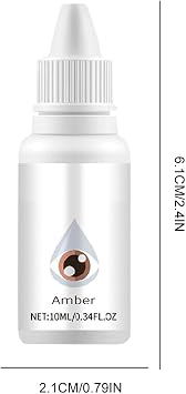 Eye Color Changing Drops Fancy Eye Drops Advanced Lighten Eyes Liquid (Brown) (C)