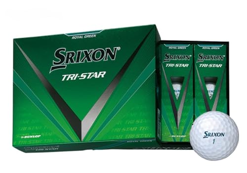 ゴルフボール スリクソン TRI-STAR ロイヤルグリーン[1ダース/12球入り]