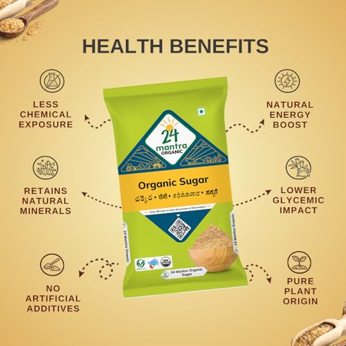 Image of 24 Mantra Organic Sugar /Chini /Chekkara - 500gms