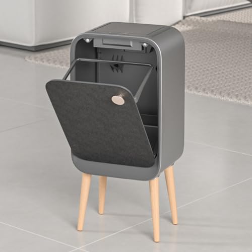 Cubo de basura automático de cocina con sensor para tirar desperdicios con las manos ocupadas 2